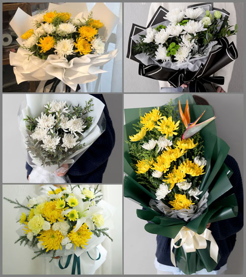 上海嘉定区南翔镇静华村白事花束代送